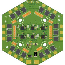 Регулятор обертів RCSOLO ESC 6в1 8S AM32