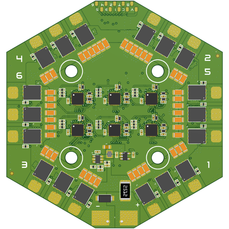 Регулятор обертів RCSOLO ESC 6в1 8S AM32