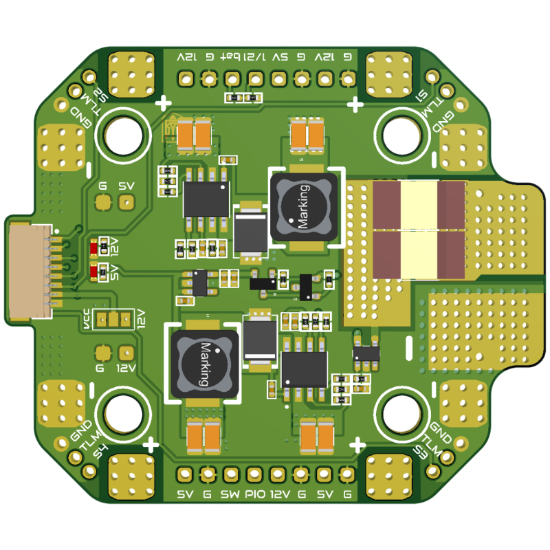 Плата розподілення живлення RCSOLO PDB 12S