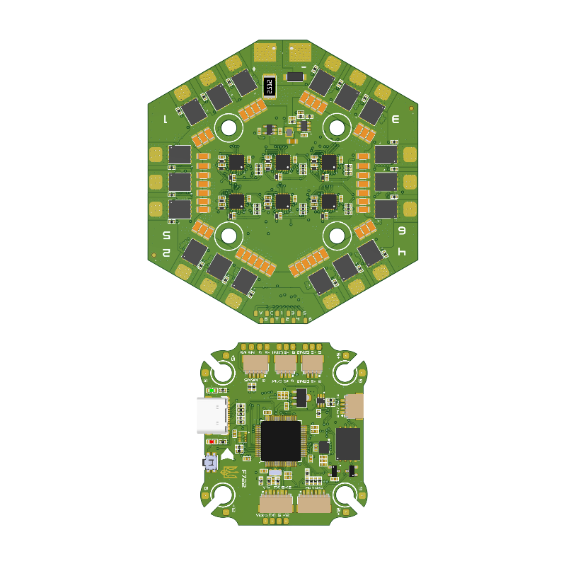 STACK RCSOLO F7 8S HEX